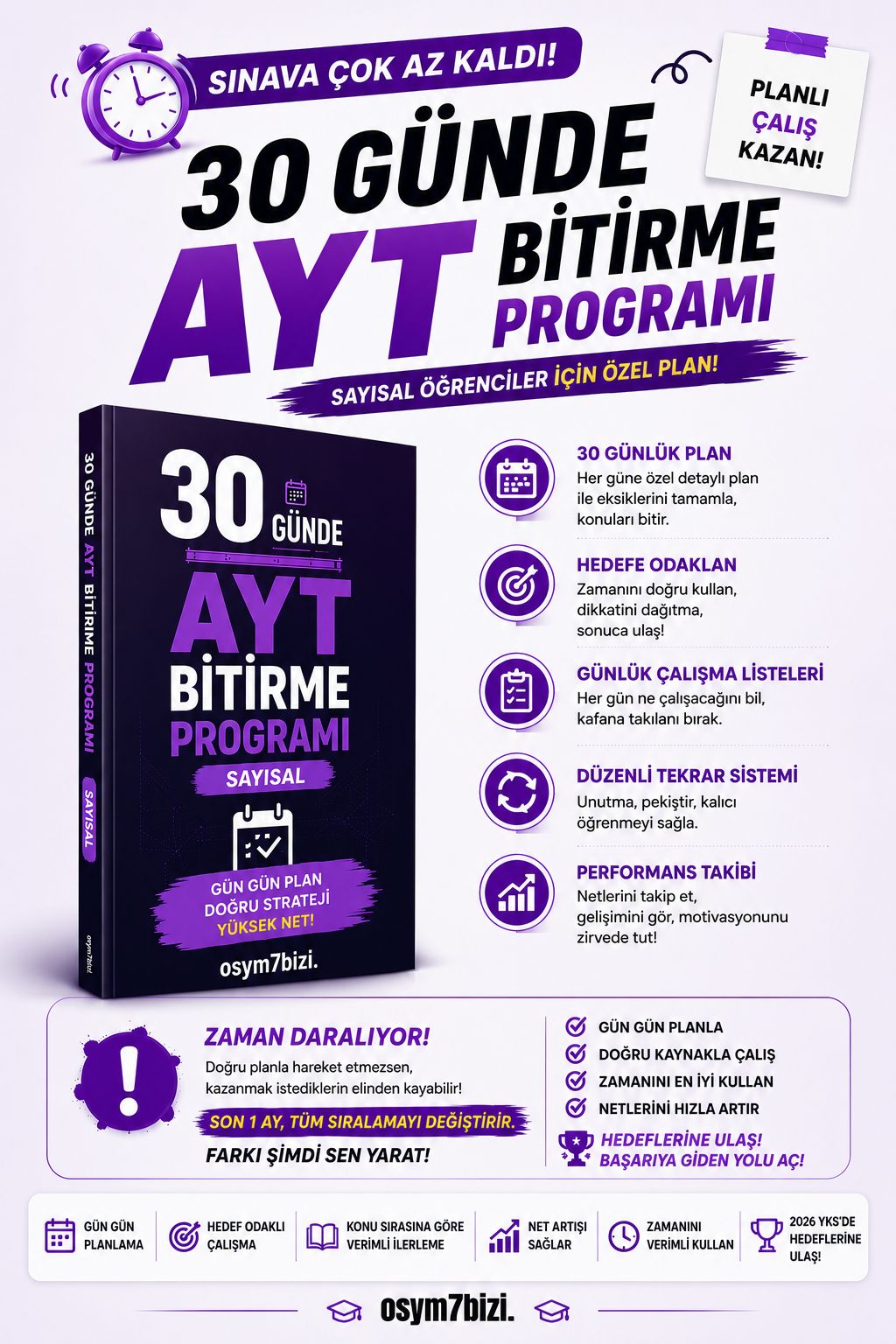 30 GÜNDE AYT SAYISAL PROGRAMI