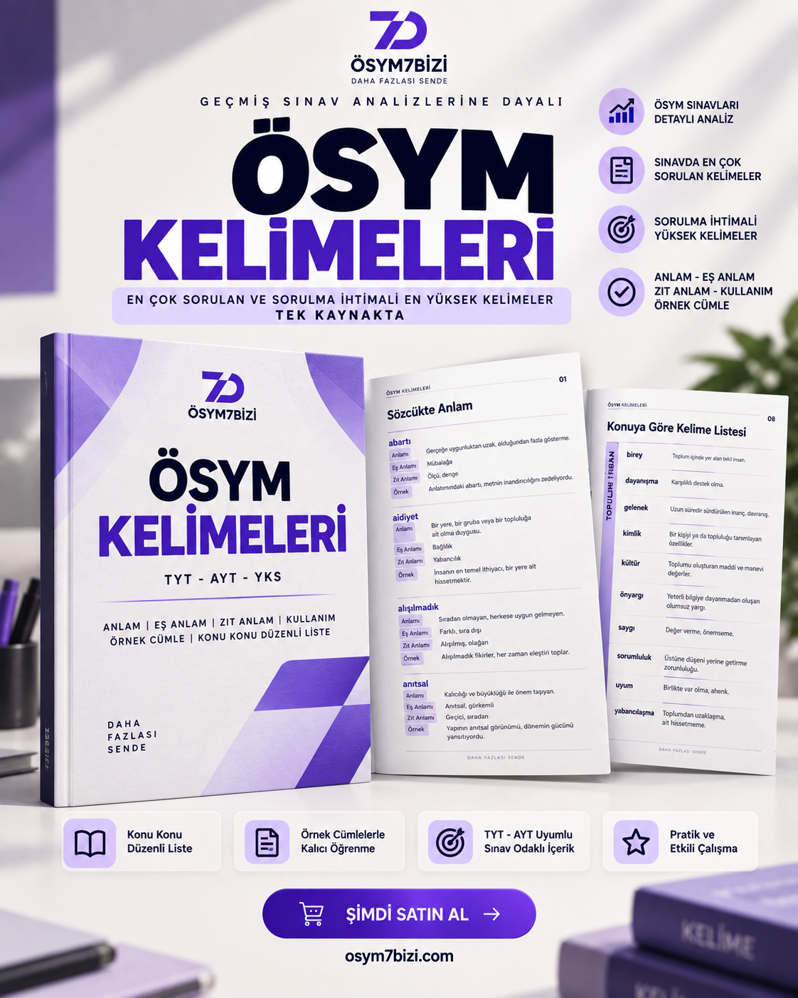 ÖSYM Kelimeleri – Dijital Kelime Kitabı